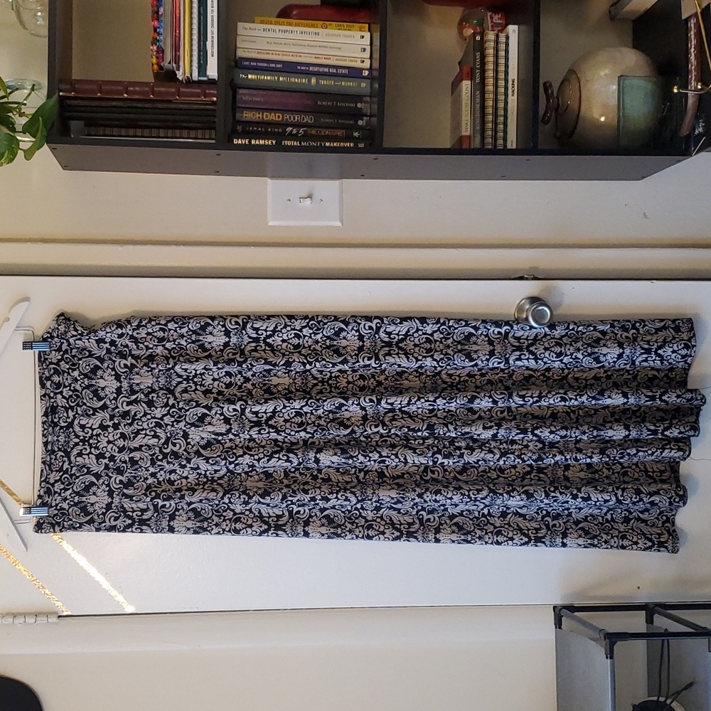 Printed Blue Wide-leg lounge Pant size x-large